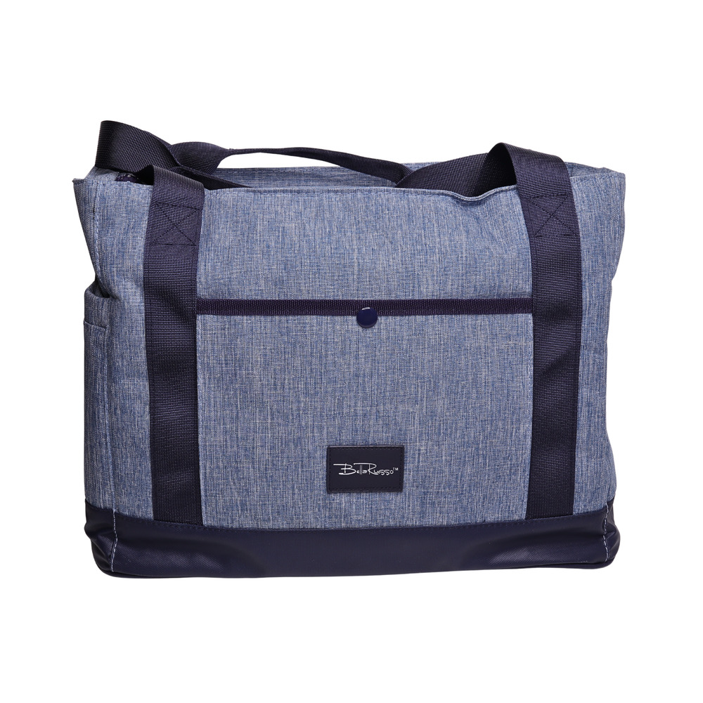 Bella Russo Picnic Summer Breeze Insulated Blue Tote Bag Cooler 15.7"